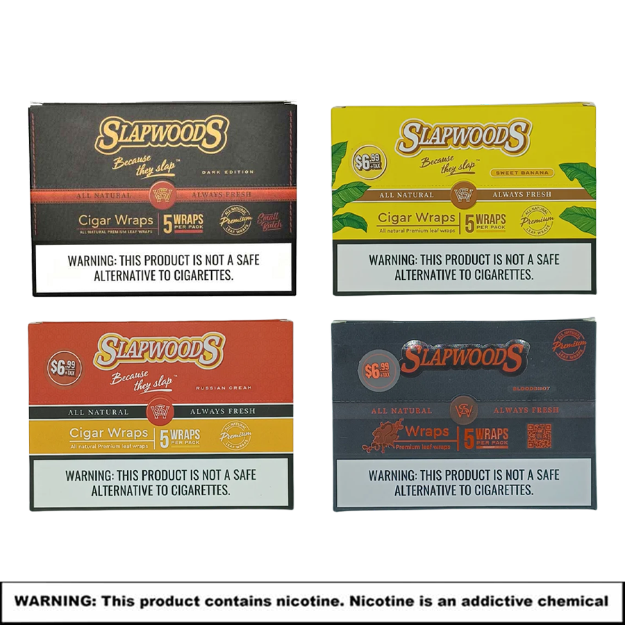 Slapwoods Wraps ( $6.99 ) | 5 Pack | 10 Count Display product image